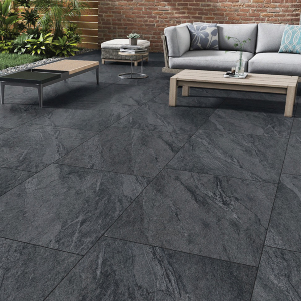 Country Anthracite External Porcelain Paving
