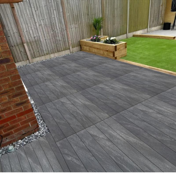 County Anthracite 150x900x20 Planks External Porcelain Paving